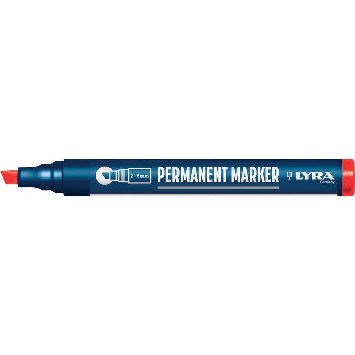 Marqueur permanent rouge - Lyra-2