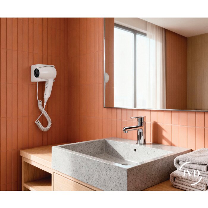 Sèche-cheveux mural - JVD - Glow - Blanc - 1400 W-4