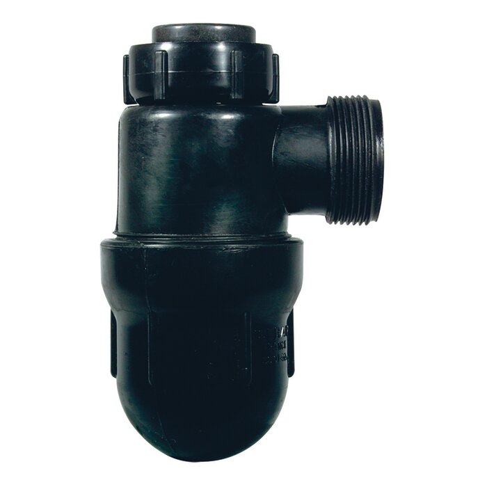 Siphon de laboratoire - SANIFIRST- Polyéthylène - Entrée F Ø40 mm - Sans joint-2