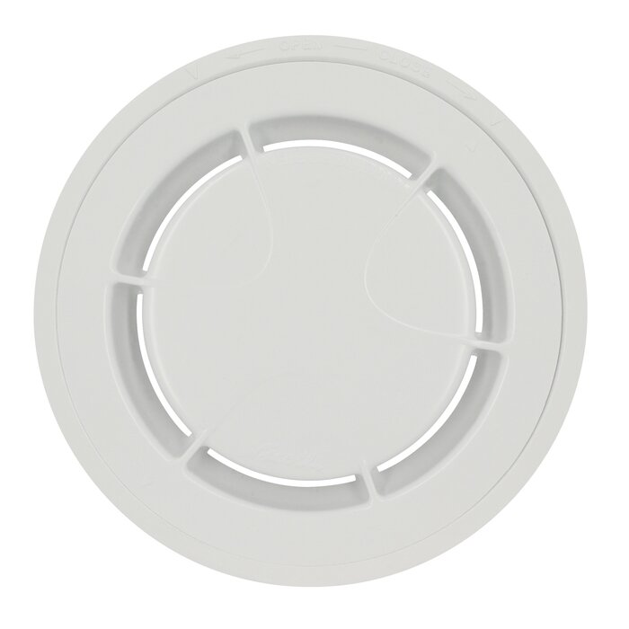 Ensemble grille et bride siphon sol souple – NICOLL – PVC blanc-2