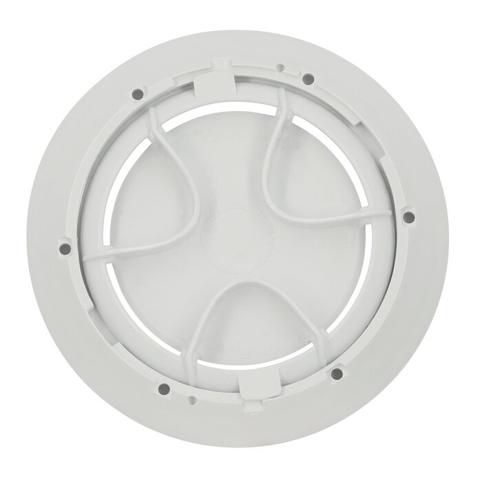Ensemble grille et bride siphon sol souple – NICOLL – PVC blanc-3