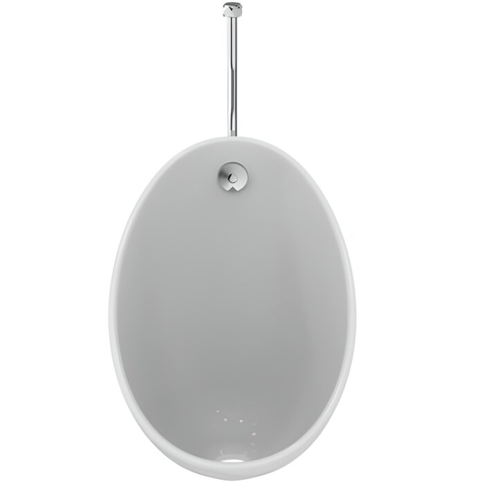 Pack urinoir - PORCHER - 290x315x550mm - Finition blanc brillant - Sans bonde -3