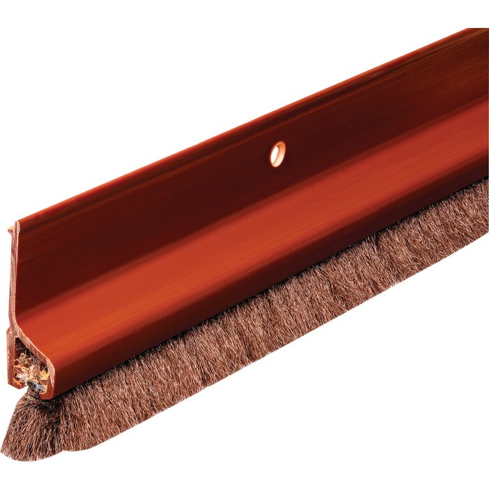 Plinthe brune à brosse souple - ELLEN - PDS-B - 1 m - Bas de porte -1