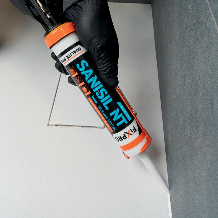 Mastic silicone neutre - FIXPRO - Sanisil NT-4