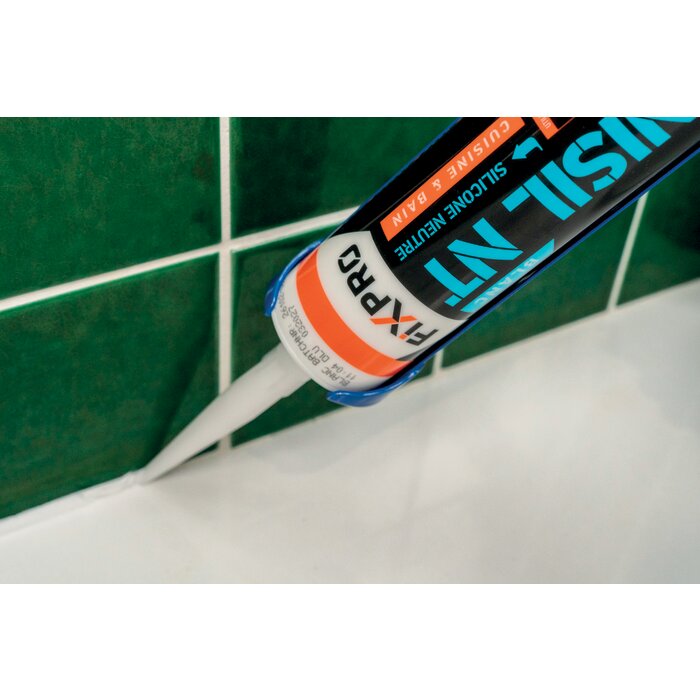 Mastic silicone neutre - FIXPRO - Sanisil NT-3