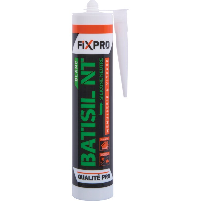 Mastic silicone neutre - FIXPRO - Batisil NT-1