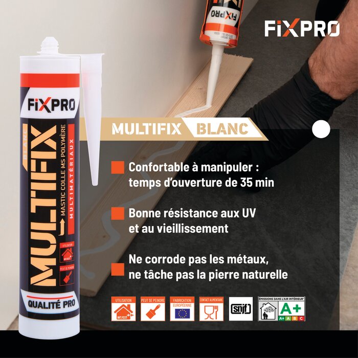 Mastic-colle - FIXPRO - Multifix - MS polymère-9
