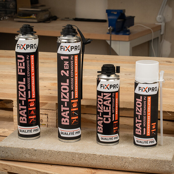 Mousse polyuréthane - FIXPRO - Bati-zol 2 en 1-3