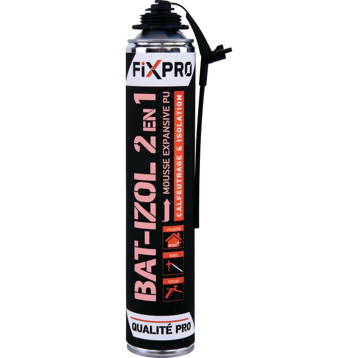 Mousse polyuréthane - FIXPRO - Bati-zol 2 en 1
