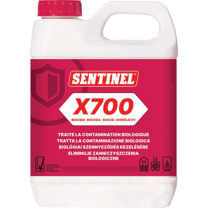 Biocide X700 - SENTINEL - Traitement anti-contamination biologique - 1 L