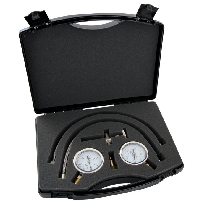 Coffret de contrôle fioul – DISTRILABO – 2 manomètres – -1/0 bar & 0/40 bar – Ø 63 mm-2