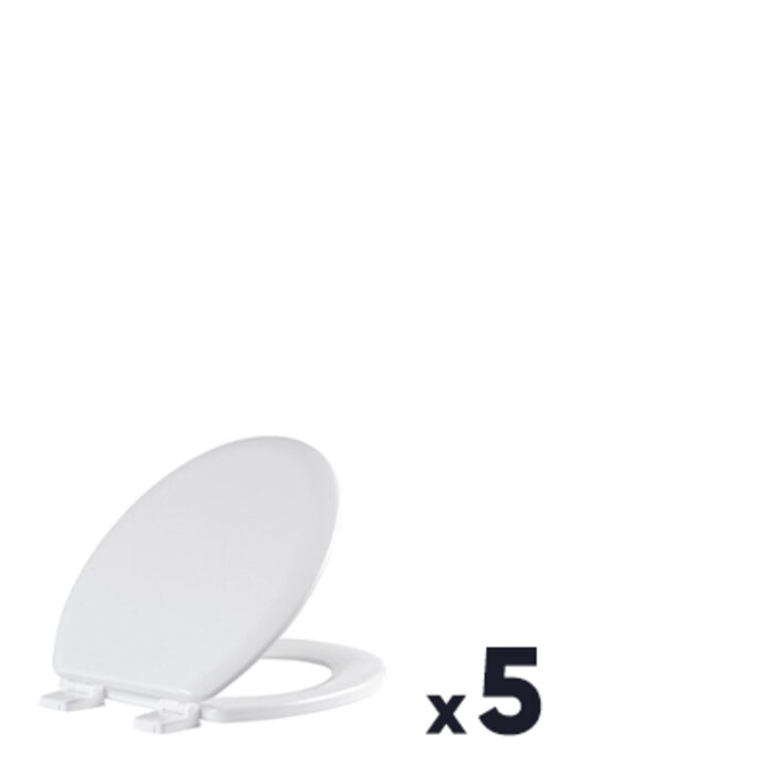 Lot de 5 Abattants WC double Cosmo 200-1