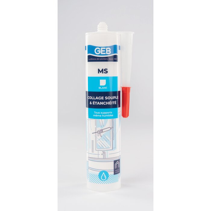 Colle-mastic - GEB - Multi-supports - Blanc - 280 ml-4