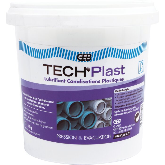 Pâte lubrifiante - Tech'Plast - GEB - 1 kg