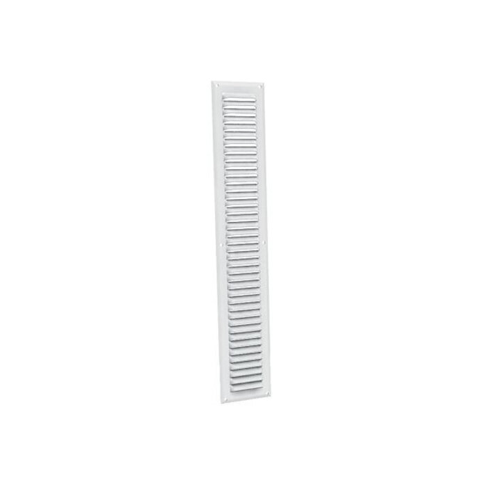 Grille d’aération verticale à auvents – ANJOS – Aluminium robuste et ventilé - 210 x 165 mm - 130 cm²-2