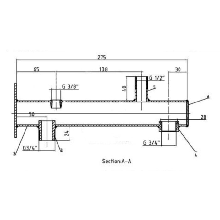 Support murale pour vase d'expansion chauffage - GITRAL - Capacité 40 L-1