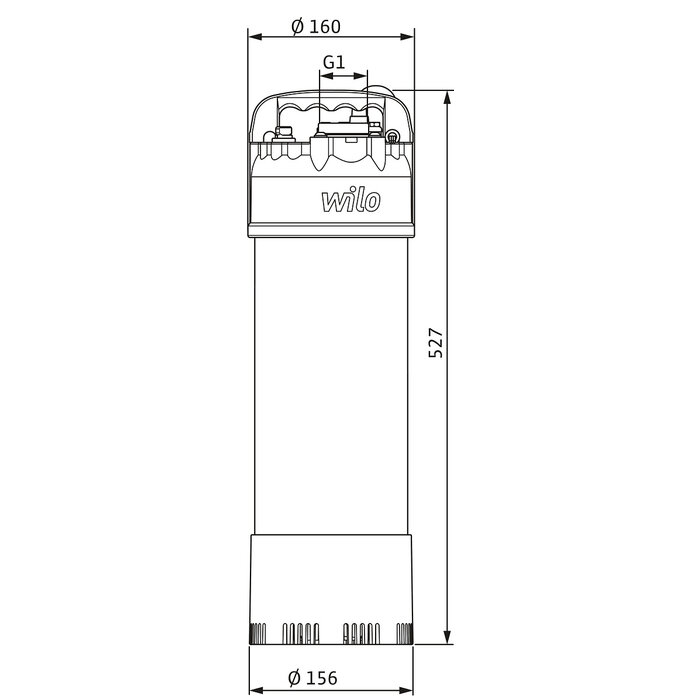 Pompe immergée multicellulaire - Extract First 303 EM/A - WILO - A purge automatique -1