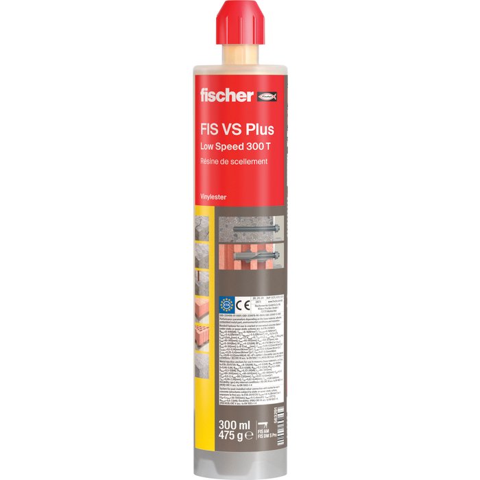 Résine de scellement - FIS V Plus 300 T - FISCHER - 300 ml