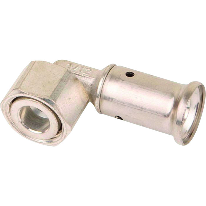 Coude multicouche - Henco - A visser - F3/4" - FØ16 mm