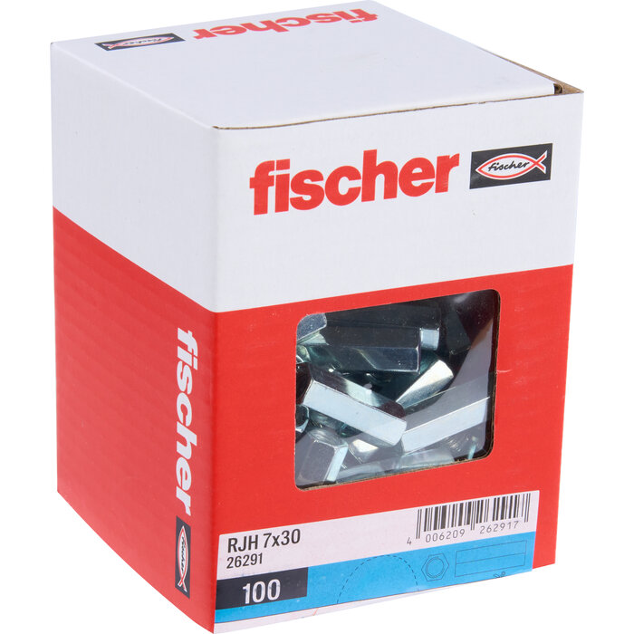 Raccord de jonction double femelle RJH - Fischer - L. 30 mm - Par 100-2