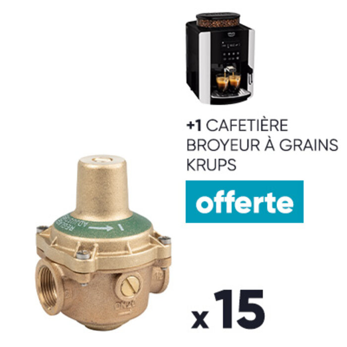 Réducteur de pression n°11 - Desbordes - Femelle / Femelle - 20X27 - Lot de 15 + 1 cafetière broyeur à grains OFFERTE