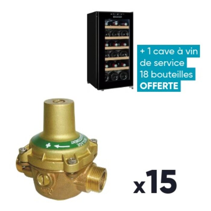 Lot de 15 réducteurs de pression n°11  - DESBORDES - MM - DN 20 (20X27) - + 1 cave à vin OFFERTE-1
