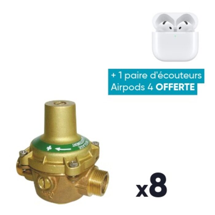 Lot de 8 réducteurs de pression n°11 - DESBORDES - MM - DN 20 - + Airpods 4 OFFERT-1