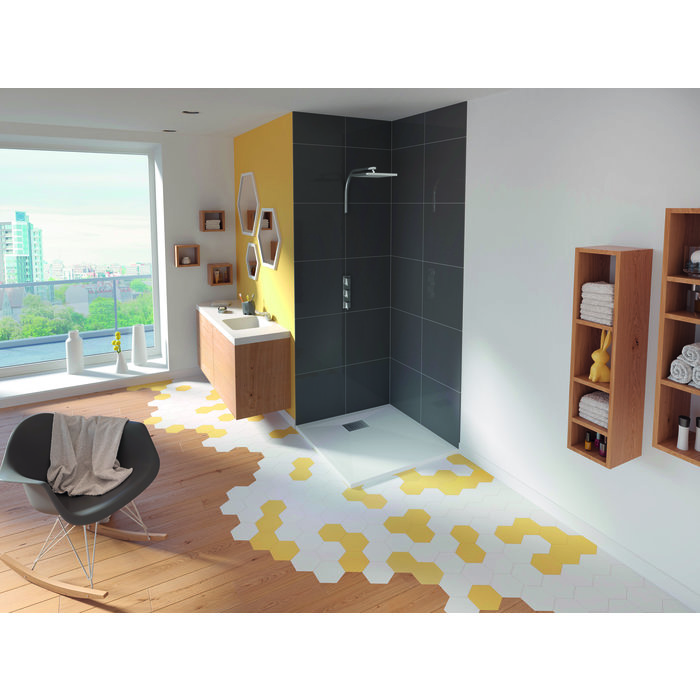 Receveur de douche extra plat - Kinesurf - Kinedo - Blanc-4