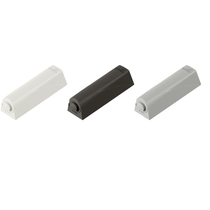 Kit push to open à aimant avec contre-plaque - HETTICH - Gris-1