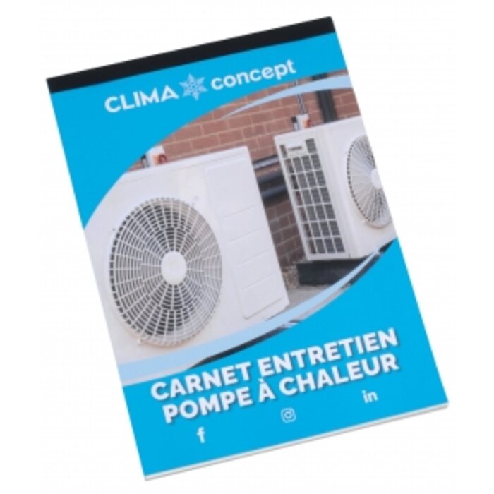 Carnet d'entretien pour pompe à chaleur - CBM - 50 pages-1