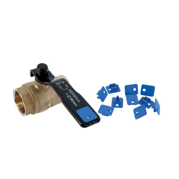 Clips bleus pour vanne à levier – SFERACO – Serena – Eau froide – Sachet de 10-2