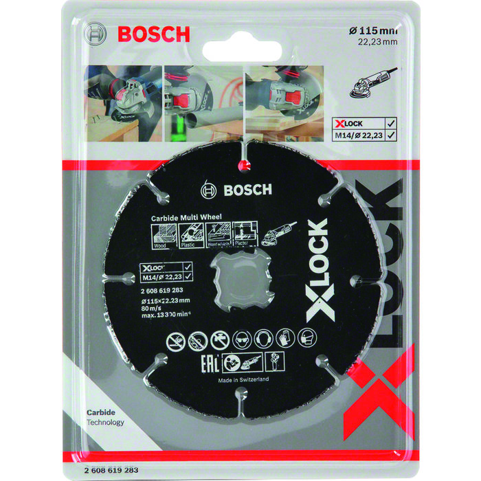 Disque carbure - XLock - Bosch - 115 mm-2