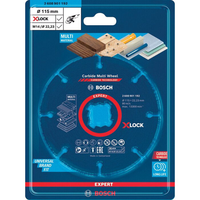 Disque à tronçonner - BOSCH - X-LOCK - Diamètre 115 mm-2