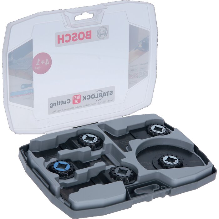 Coffret de coupe - BOSCH - Pour bois et métal - 5 pièces