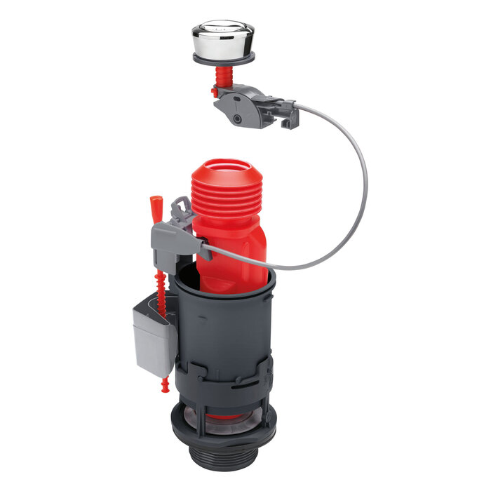 Mécanisme double chasse - MW2 - WIRQUIN - A câble - 3/6 L-1