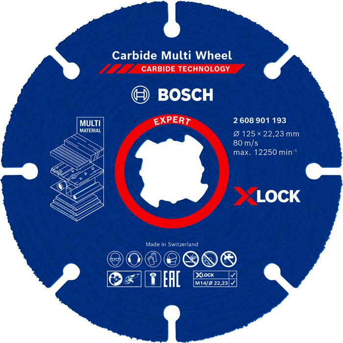 Disque à tronçonner - X-LOCK - Bosch - Ø125 mm