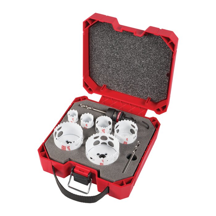 Coffret scies cloches bi-métal – MILWAUKEE – Hole Dozer – 7 pièces-2