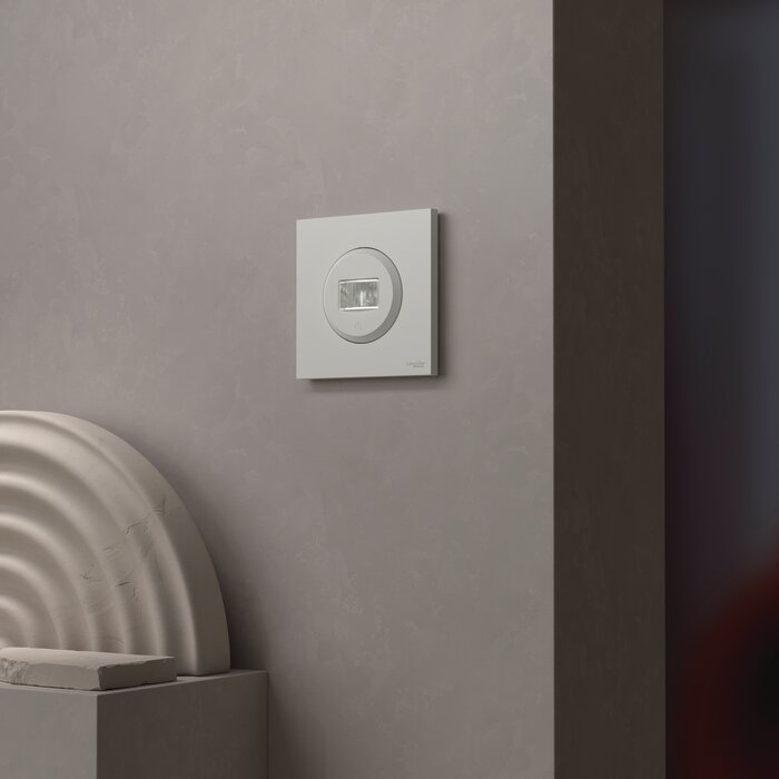 Détecteur de présence et de mouvement – SCHNEIDER - ODACE – 3 fils avec neutre – Blanc craie-4