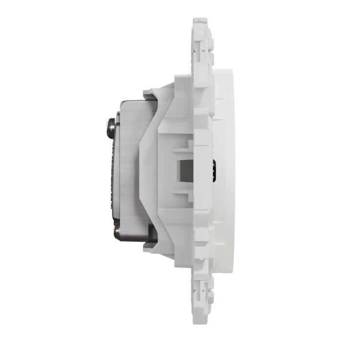 Prise TV simple mâle coaxiale – SCHNEIDER ELECTRIC - ODACE – Blanc craie-3