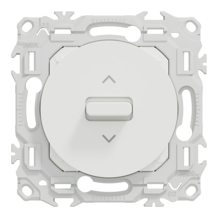 Commande de volet roulant à levier 3 positions – SCHNEIDER ELECTRIC - ODACE – Blanc craie-1