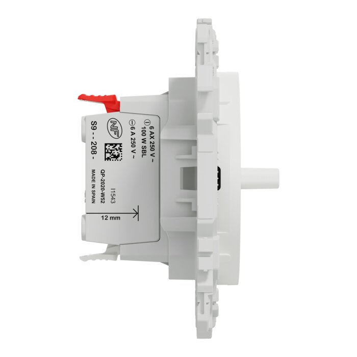 Commande de volet roulant à levier 3 positions – SCHNEIDER ELECTRIC - ODACE – Blanc craie-3