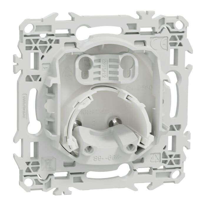 Sortie de câble – SCHNEIDER ELECTRIC – ODACE – Ø câble 6 à 12 mm – Blanc craie-2