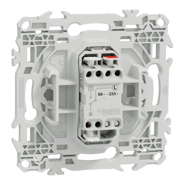 Interrupteur va-et-vient ou poussoir lumineux LED - SCHNEIDER ELECTRIC - Odace - 10 AX-2