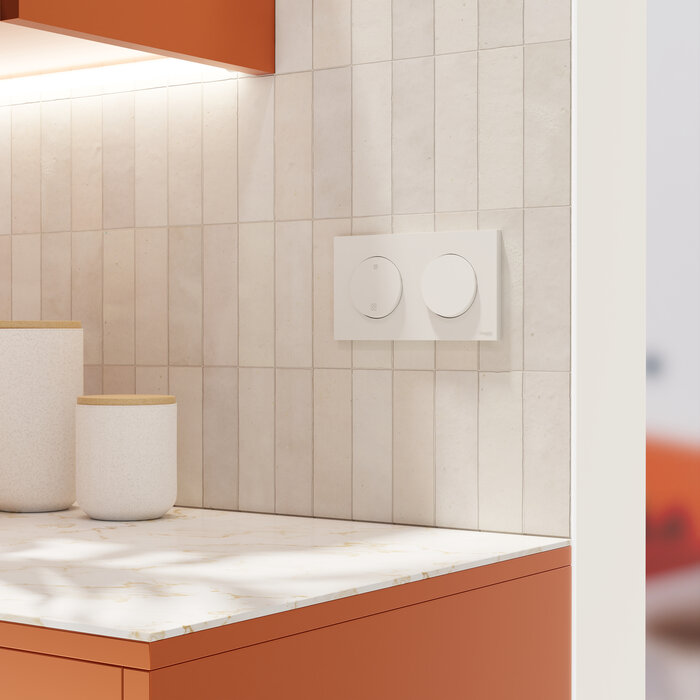 Interrupteur va-et-vient ou poussoir lumineux LED - SCHNEIDER ELECTRIC - Odace - 10 AX-4