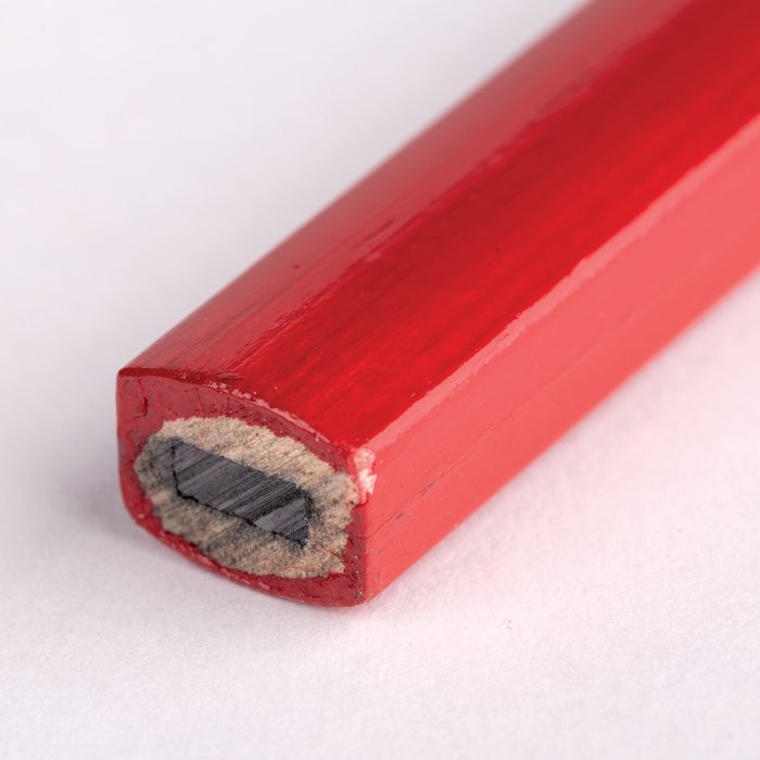 Crayon de charpentier pro mine tendre - Outibat - Boîte de 12-3