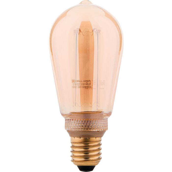 Ampoule LED edison à filament déco - XXCELL - Ambrée - Fontaine - E27 - 3,5 W