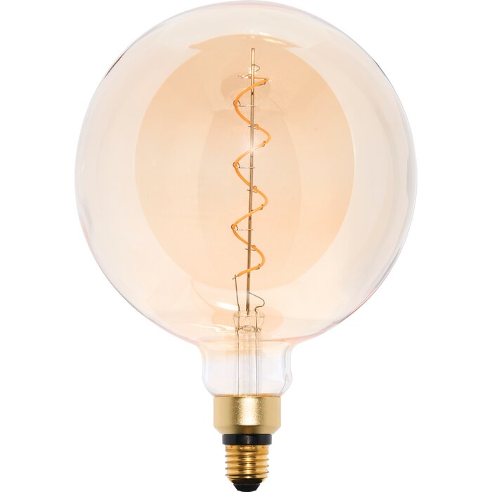 Ampoule LED globe à filament déco - XXCELL - Ambrée - E27 - 4,5 W