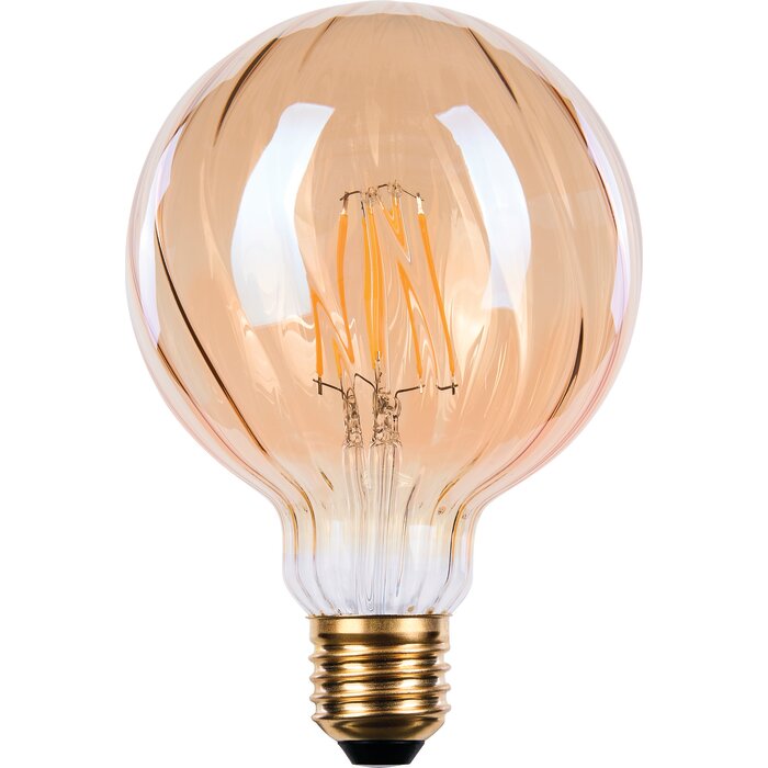 Ampoule LED globe à filament déco - XXCELL - Ambrée - E27 - 4 W-1