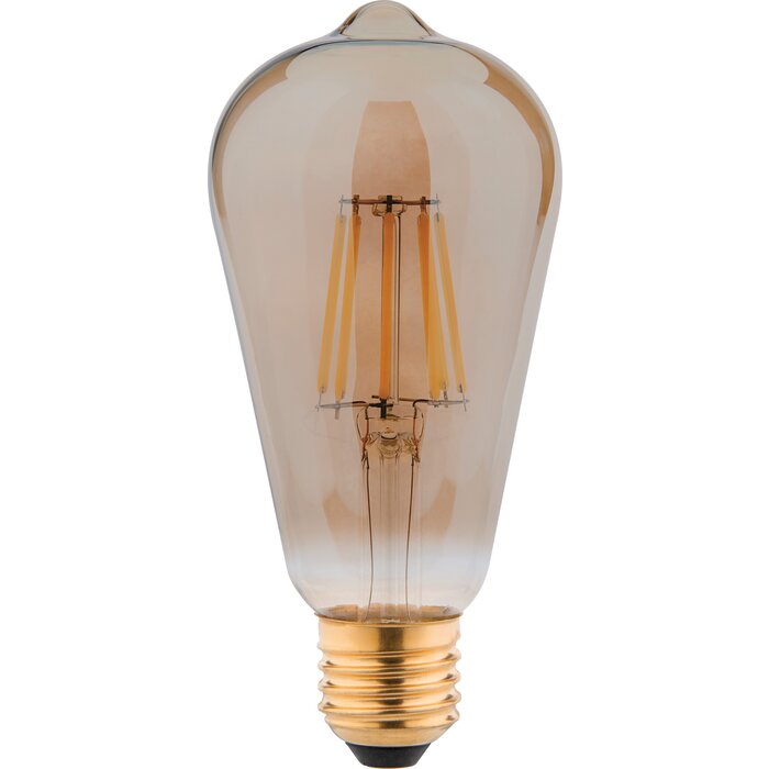Ampoule LED edison à filament déco - XXCELL - Grisée - E27 - 8 W-1
