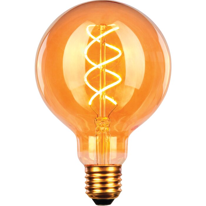 Ampoule LED globe à filament déco - XXCELL - Ambré - E27 - 5W-2